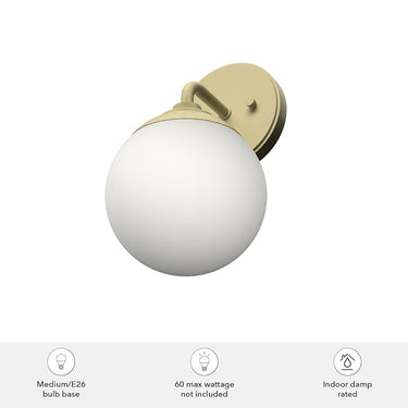 Hunter Lighting 1917-HL Hepburn 1 Light Wall Sconce 12