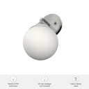 Hunter Lighting 1917-HL Hepburn 1 Light Wall Sconce 6
