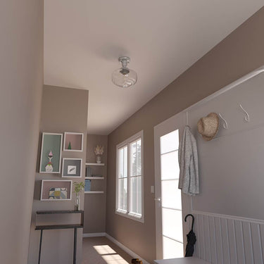 Hunter Lighting 1918 Saddle Creek Clear Seeded Glass 1 Light 10 Inch Pendant 3