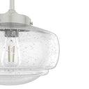 Hunter Lighting 1918 Saddle Creek Clear Seeded Glass 1 Light 10 Inch Pendant 9