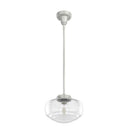 Hunter Lighting 1918 Saddle Creek Clear Seeded Glass 1 Light 10 Inch Pendant 10