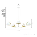 Hunter Lighting 1919 Grove Isle 5 Light Chandelier 13