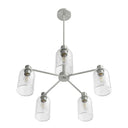 Hunter Lighting 1919-HL Lochmeade Clear Seeded Glass 5 Light Chandelier 11