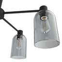 Hunter Lighting 1919-HL Lochmeade Clear Seeded Glass 5 Light Chandelier 17