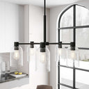 Hunter Lighting 1919-HL Lochmeade Clear Seeded Glass 5 Light Chandelier 22