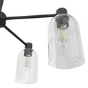 Hunter Lighting 1919-HL Lochmeade Clear Seeded Glass 5 Light Chandelier 25