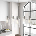 Hunter Lighting 1919-HL Lochmeade Clear Seeded Glass 5 Light Chandelier 5