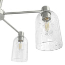 Hunter Lighting 1919-HL Lochmeade Clear Seeded Glass 5 Light Chandelier 9