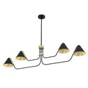 Hunter Lighting 1920 Grove Isle 4 Light Chandelier 12