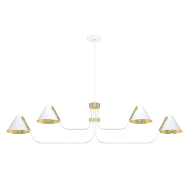 Hunter Lighting 1920 Grove Isle 4 Light Chandelier 2