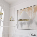 Hunter Lighting 1920 Grove Isle 4 Light Chandelier 4