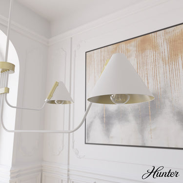 Hunter Lighting 1920 Grove Isle 4 Light Chandelier 4