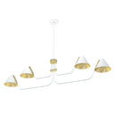 Hunter Lighting 1920 Grove Isle 4 Light Chandelier 20