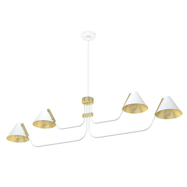 Hunter Lighting 1920 Grove Isle 4 Light Chandelier 20