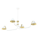 Hunter Lighting 1920 Grove Isle 4 Light Chandelier 21