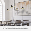 Hunter Lighting 1920 Grove Isle 4 Light Chandelier 8