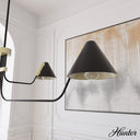 Hunter Lighting 1920 Grove Isle 4 Light Chandelier 3