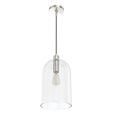 Hunter Lighting 1920-HL Lochmeade Clear Seeded Glass 1 Light Large pendant 11