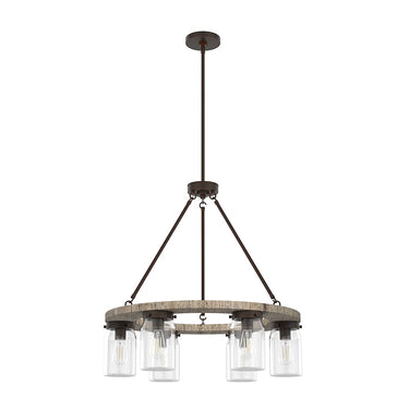 Hunter Lighting 1921 Devon Park 6 Light Chandelier 15