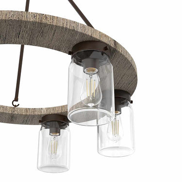 Hunter Lighting 1921 Devon Park 6 Light Chandelier 19