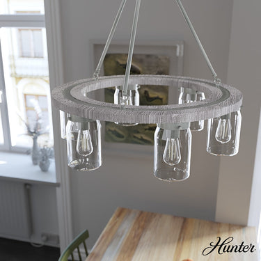 Hunter Lighting 1921 Devon Park 6 Light Chandelier 3
