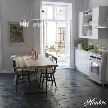 Hunter Lighting 1921 Devon Park 6 Light Chandelier 4