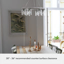 Hunter Lighting 1921 Devon Park 6 Light Chandelier 8