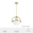 Hunter Lighting 1923-HL Wedgefield 1 Light Pendant 7