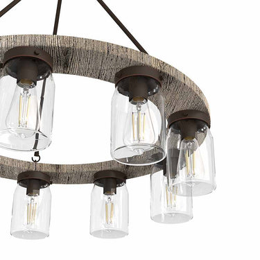 Hunter Lighting 1924 Devon Park 9 Light Chandelier 16