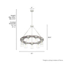 Hunter Lighting 1924 Devon Park 9 Light Chandelier 6
