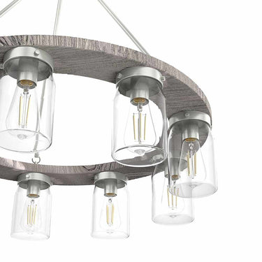Hunter Lighting 1924 Devon Park 9 Light Chandelier 8
