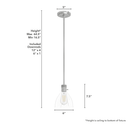 Hunter Lighting 1929-HL Van Nuys 1 Light Mini Pendant 11