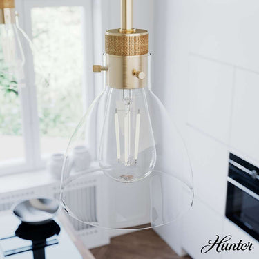 Hunter Lighting 1929-HL Van Nuys 1 Light Mini Pendant 4