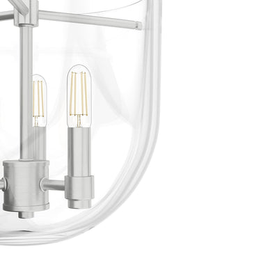 Hunter Lighting 193-HL Sacha 3 Light Semi-Flush Mount 16