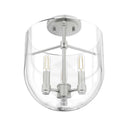 Hunter Lighting 193-HL Sacha 3 Light Semi-Flush Mount 18