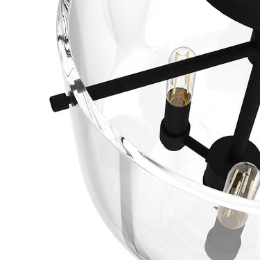 Hunter Lighting 193-HL Sacha 3 Light Semi-Flush Mount 22