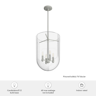Hunter Lighting 193-HL1 Sacha 4 Light Pendant 20