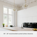 Hunter Lighting 193-HL1 Sacha 4 Light Pendant 11