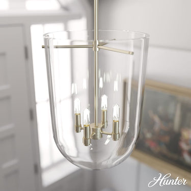Hunter Lighting 193-HL1 Sacha 4 Light Pendant 4