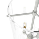 Hunter Lighting 193 Sacha 3 Light Cloche Pendant 15