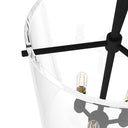 Hunter Lighting 193 Sacha 3 Light Cloche Pendant 20