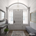 Hunter Lighting 193 Sacha 3 Light Cloche Pendant 5