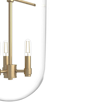 Hunter Lighting 193 Sacha 3 Light Cloche Pendant 9