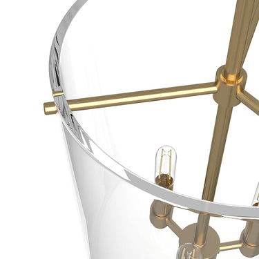 Hunter Lighting 193 Sacha 3 Light Cloche Pendant 10