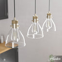 Hunter Lighting 1930-HL Van Nuys 3 Light Linear Cluster 4