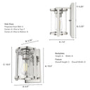 Hunter Lighting 1996 Astwood 1 Light Wall Sconce 12