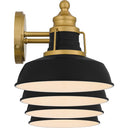 Huxley 4 Light Bath Light in Aged Brass 5