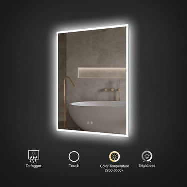 ICO Bath Camden LED Mirror IC10 Additional Image View 4