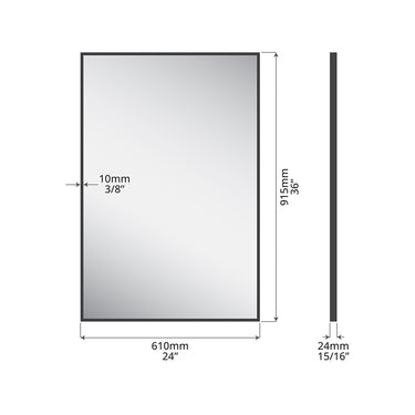 ICO Bath Cove Mirror IC21 Additional Image View 32