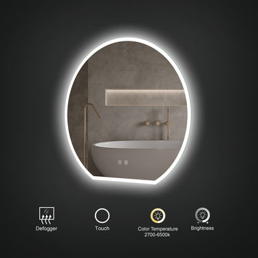ICO Bath Hudson 32" x 30" LED Mirror IH14 Additional Image View 1